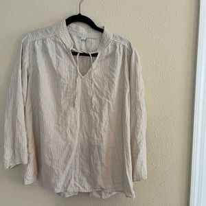 Cream color cotton top